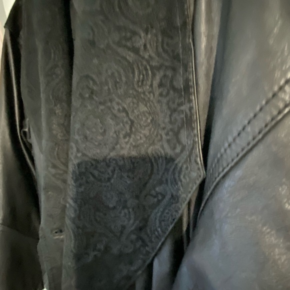 Long line leather jacket - Picture 3 of 3
